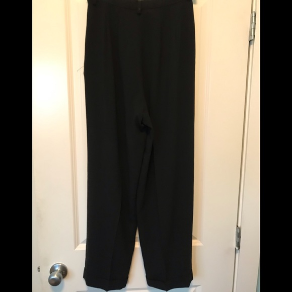 DKNY Black Pleated Trousers size 6 - Picture 2 of 4